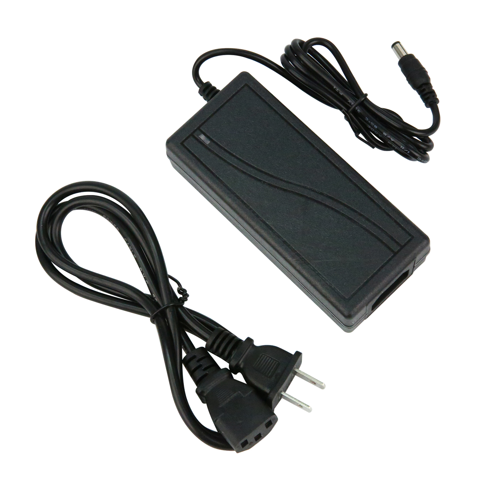 Адаптер питания для светодиодной ленты 12В 5А с 2-контактным кабелем длиной 1.2М под американскую розетку